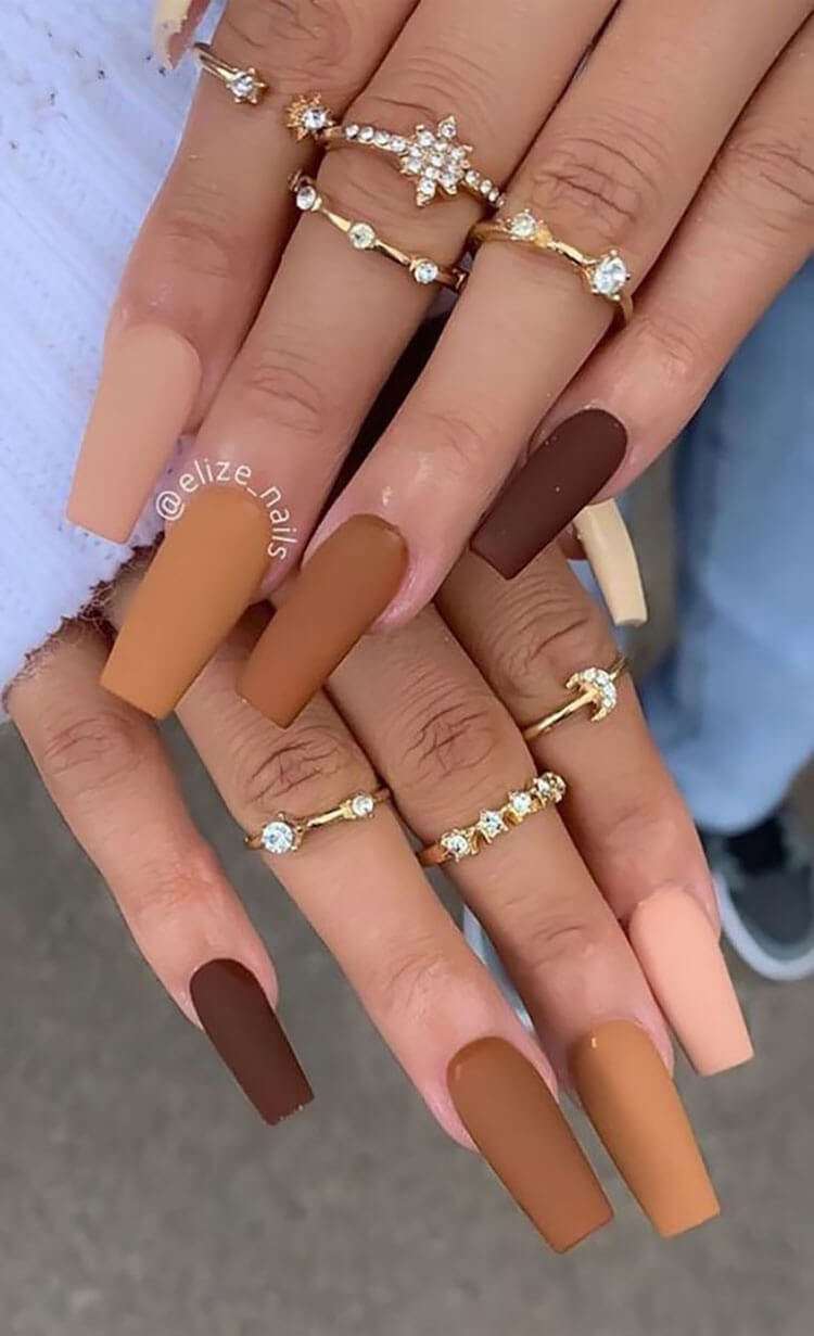 20 Beautiful Fall Nails for 2022 - Mom's Got the Stuff