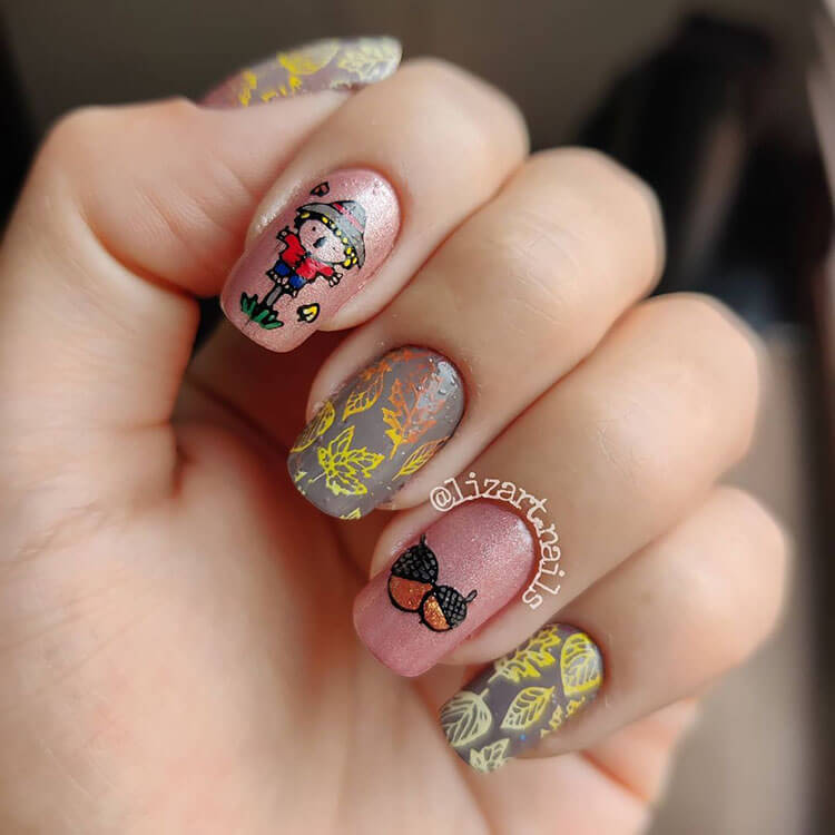 pumpkin patch nails