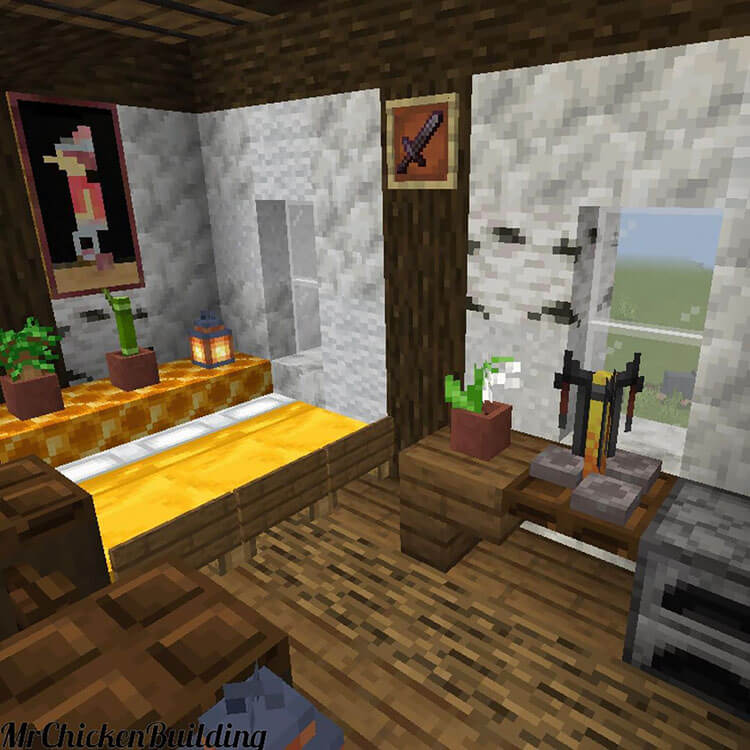 Minecraft Real Life Bedroom Ideas Steele Shiceat   Minecraft Interior Designs 21 