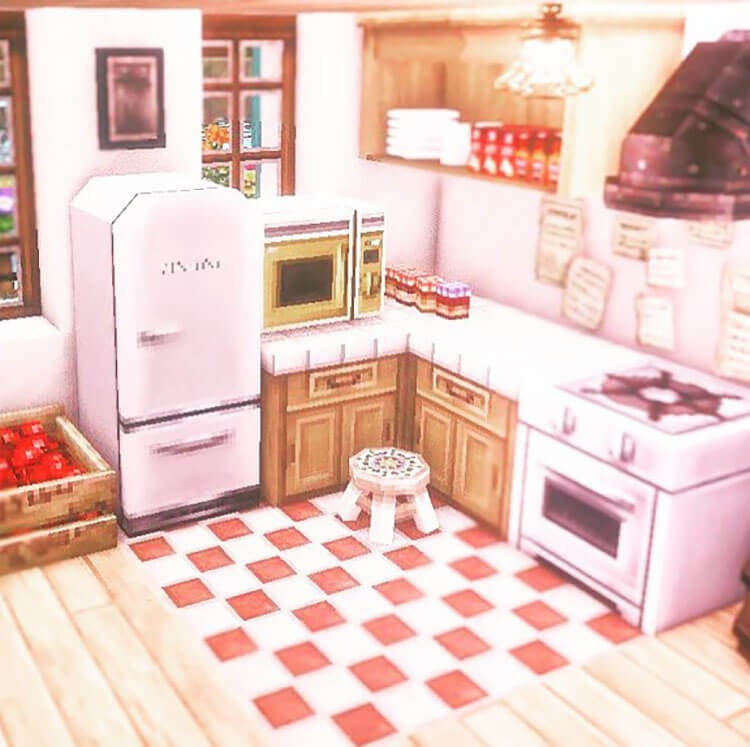 girly minecraft kitchen