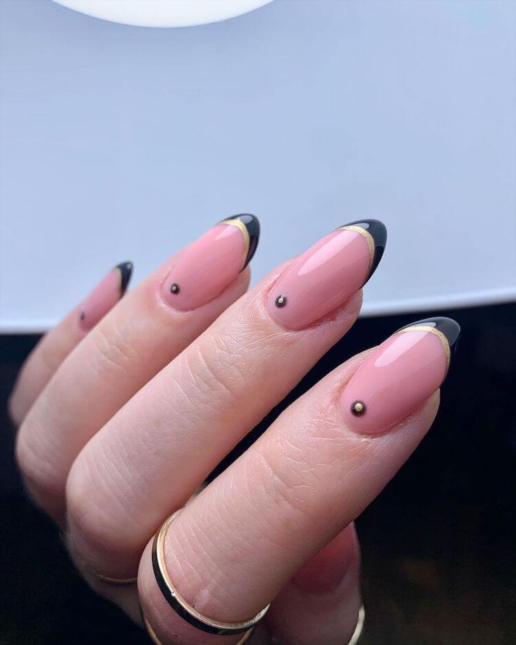 dotted nail design