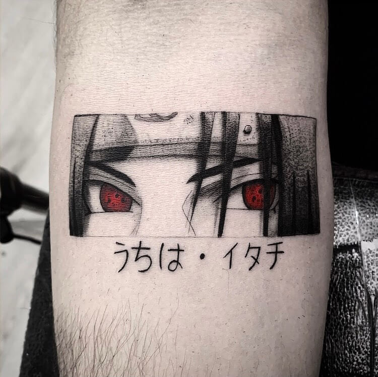 Uchiha Shisui  Tatuagem do naruto Tatuagens bonitas Tatuagens estranhas