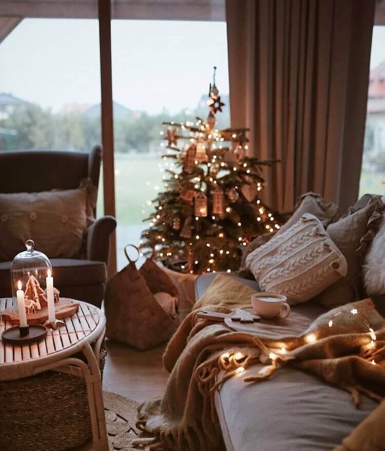 brown holiday decor