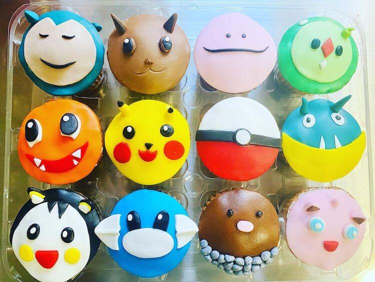 dozen pokemon cupcakes