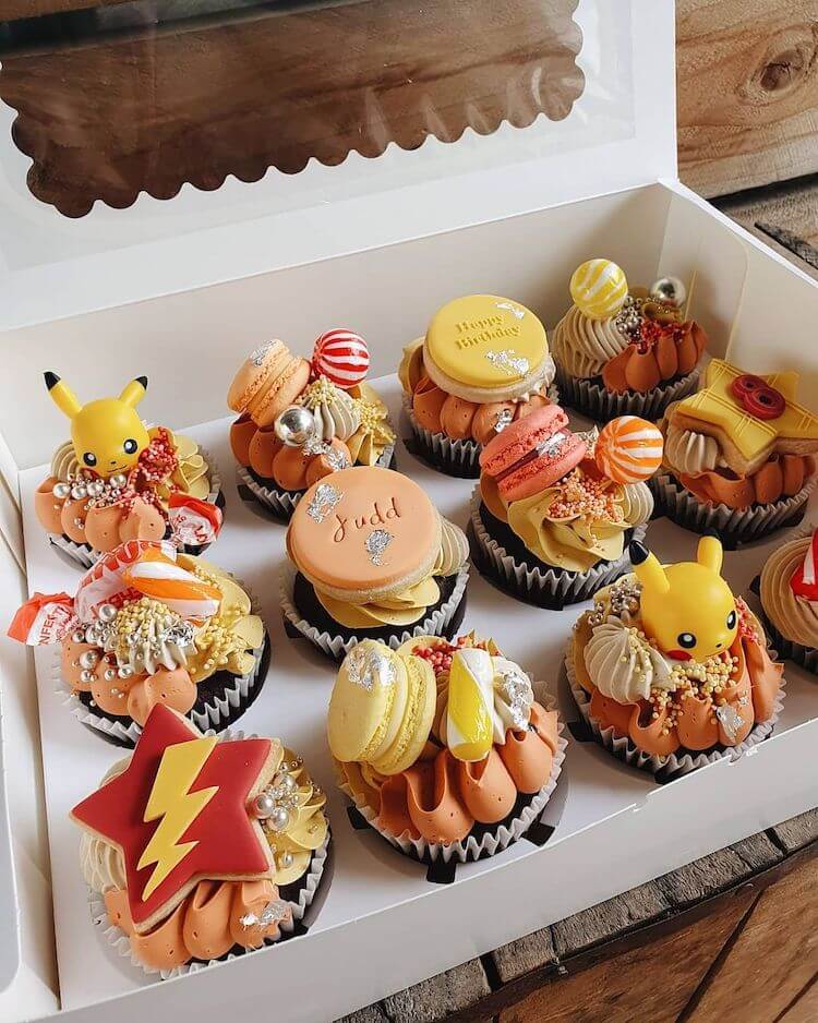 fancy pokemon cupcakes