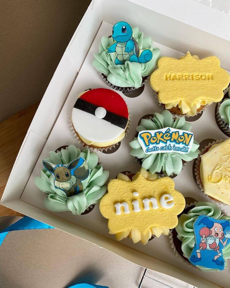 custom pokemon cupcakes