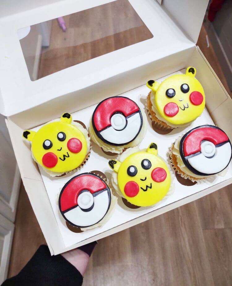 Pikachu Inspired Cupcakes