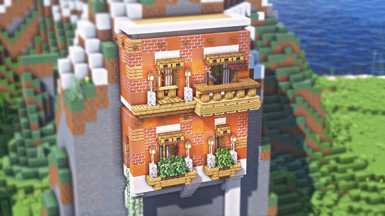 Minecraft Mountain House