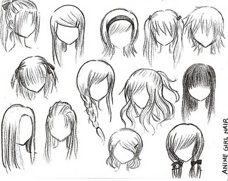 Anime Girl Hair