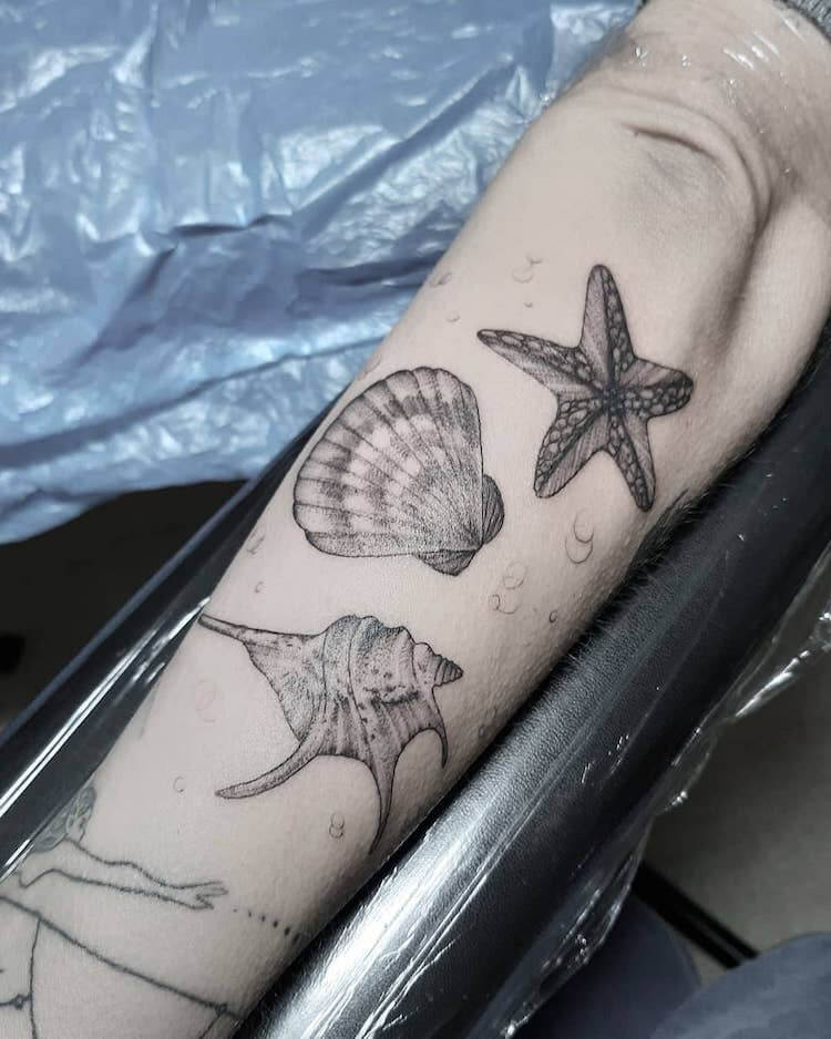 26+ Realistic Starfish Tattoo