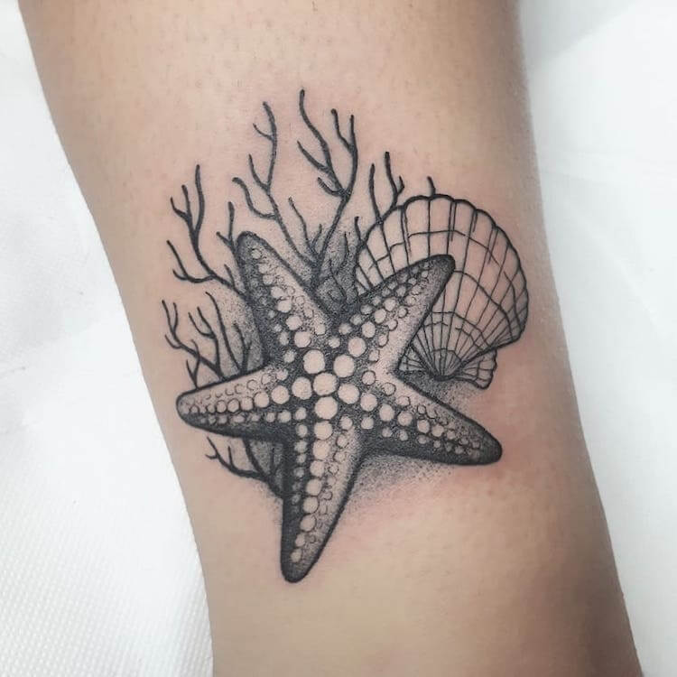 Starfish Tattoo Drawing