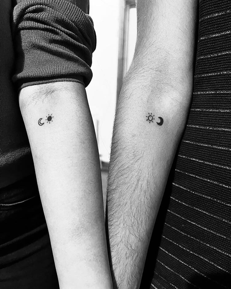 Update 87 About Sun Moon Couple Tattoo Super Cool Indaotaonec