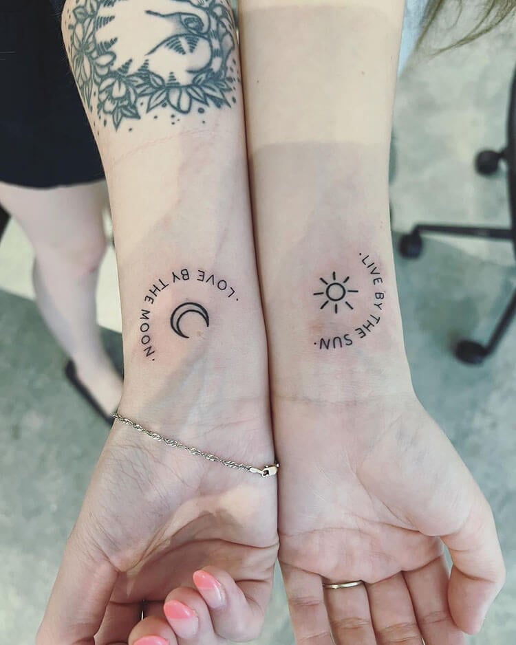 25 Unique Couple Tattoo Design Ideas With Meaning  Pyaari Weddings