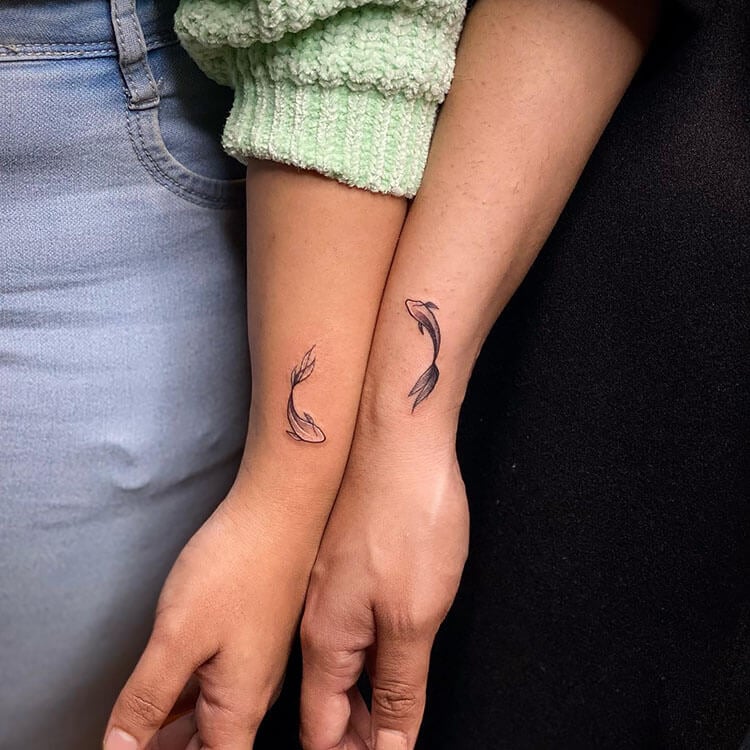 46 Lovely Matching Couple Tattoo Designs To Show Your Love - | Meaningful  tattoos for couples, Matching couple tattoos, Couples tattoo designs