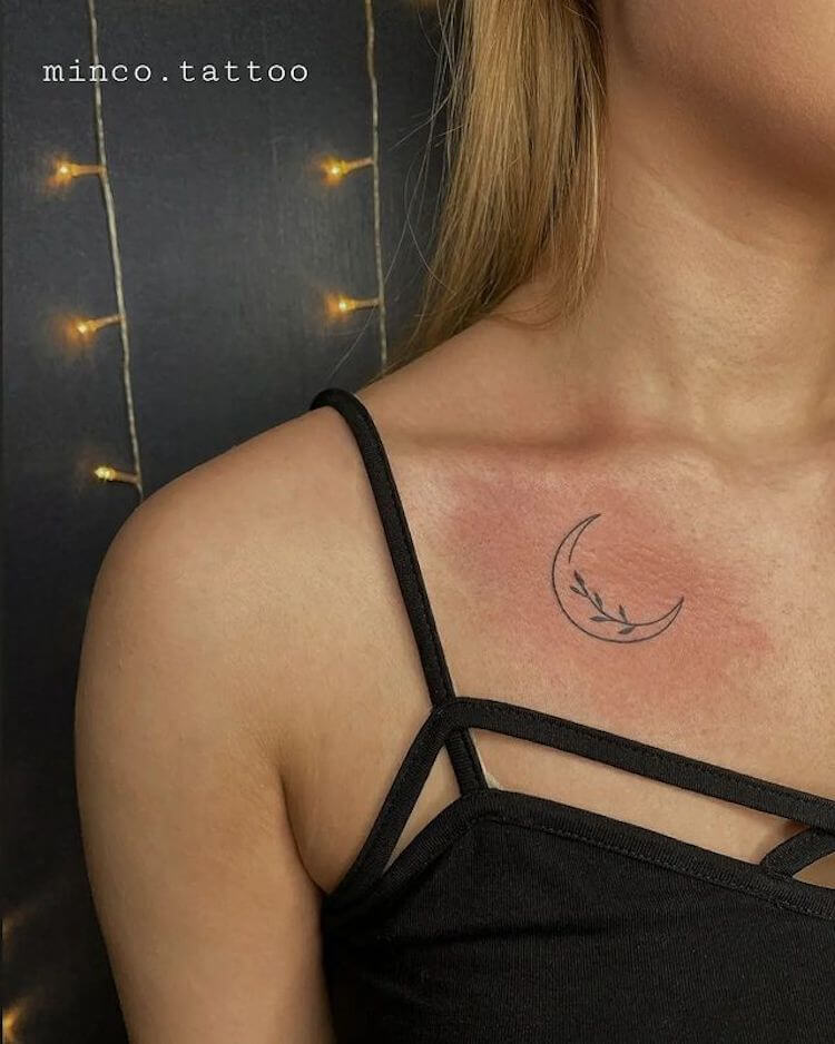 19 Whimsical Moon Tattoos for Women  Moms Got the Stuff