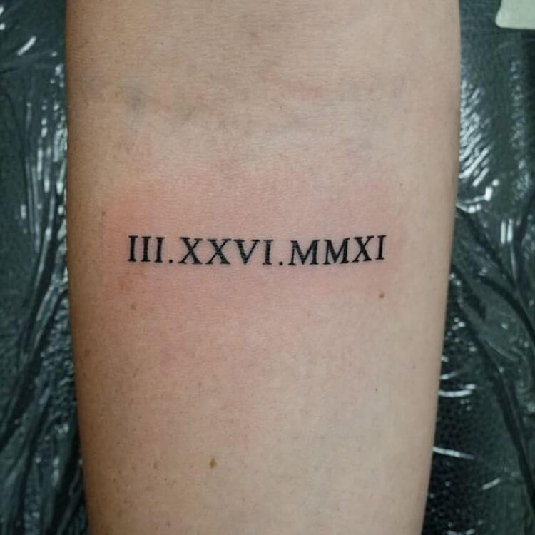 20 Awesome Roman Numeral Tattoo Ideas for Women Mom's Got the Stuff