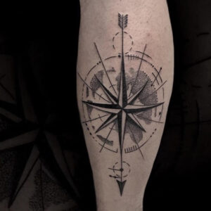 compass tattoo