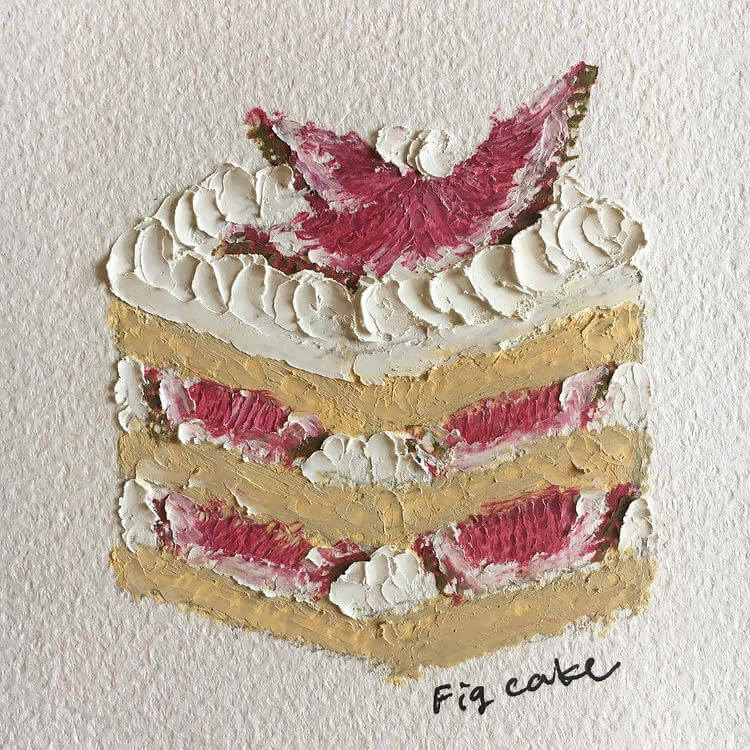 fig cake painting