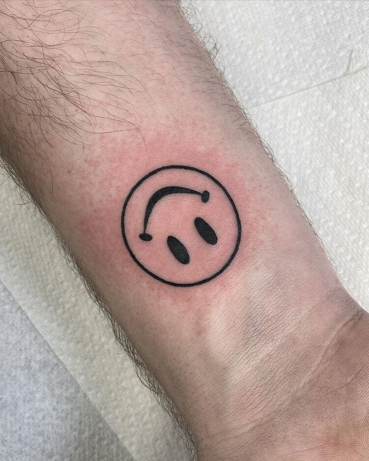 melting smiley face tattooTikTok Search