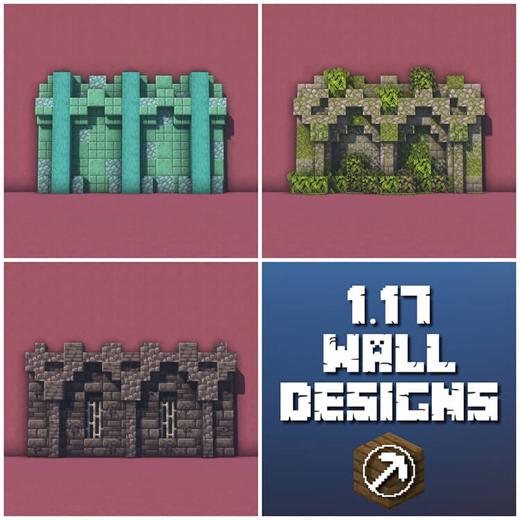 20 Amazing Minecraft Wall Design Ideas Mom S Got The Stuff   Minecraft Wall Designs 6 