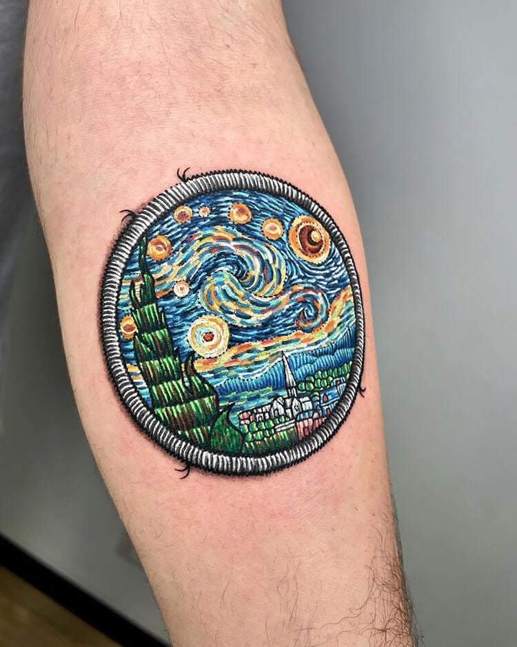 45 Amazing VINCENT VAN GOGH TATTOOS  Art and Design