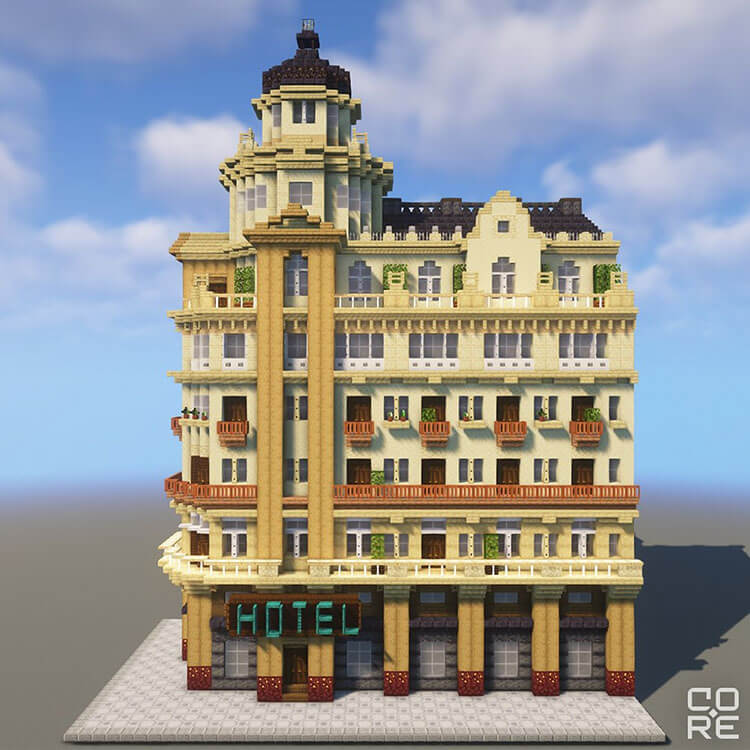 Awesome Minecraft Hotel Designs Mom S Got The Stuff