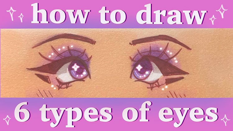 How to draw eyes