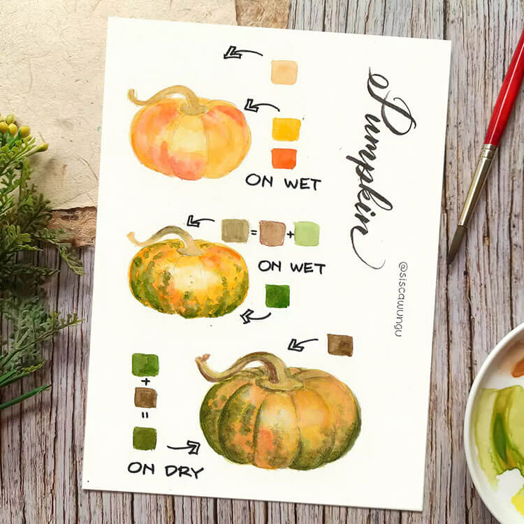 How to Paint a Pumpkin