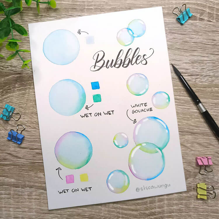 How to Paint Bubbles