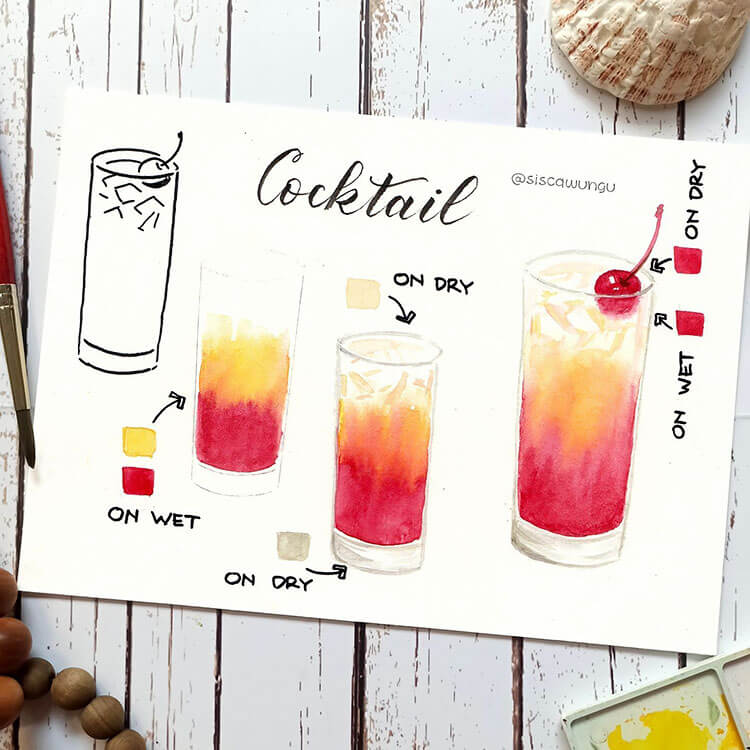 How to Paint a Cocktail