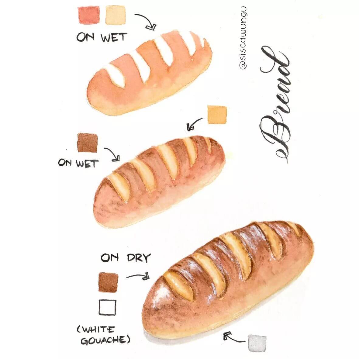 How to Paint Bread