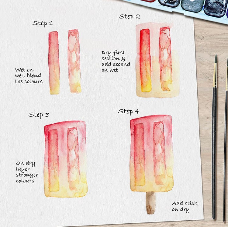 How to Paint an Ice Pop