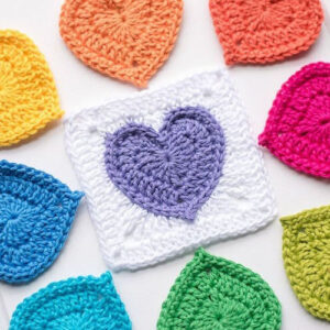 heart granny square