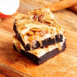 Apple Pie Cheesecake Brownies