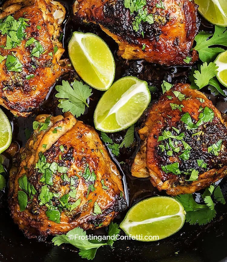 Cilantro Lime Chicken Thighs