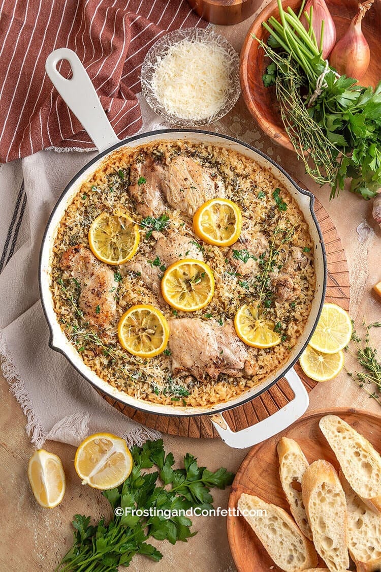Herbed Lemon Chicken and Rice