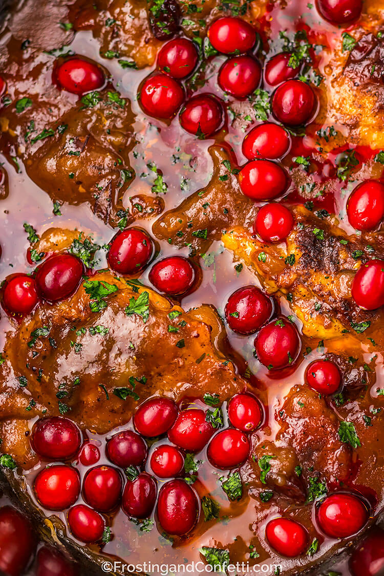Slow Cooker Cranberry BBQ Chicken